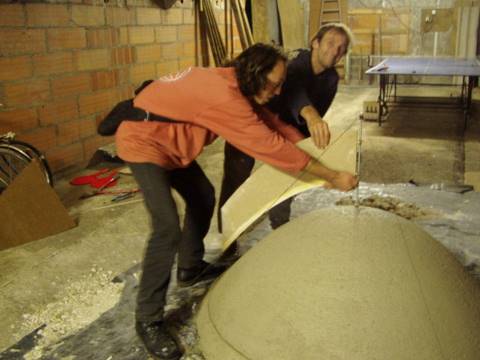 Fabrication du moule d'un cuiseur parabolique solaire